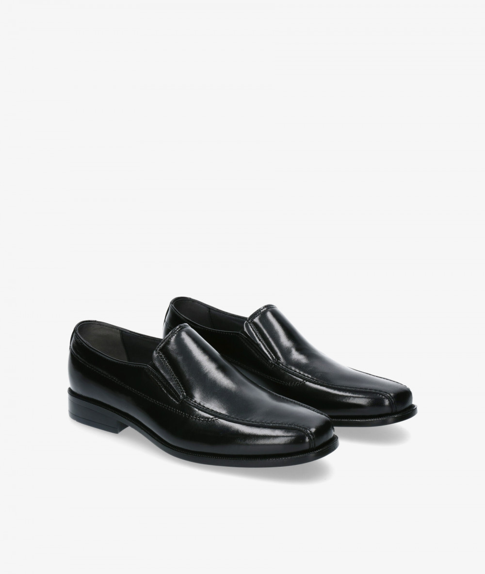 LUISETTI Dress rubber sole shoes 19302 in black LUISETTI Dress rubber sole shoes 19302 in black
