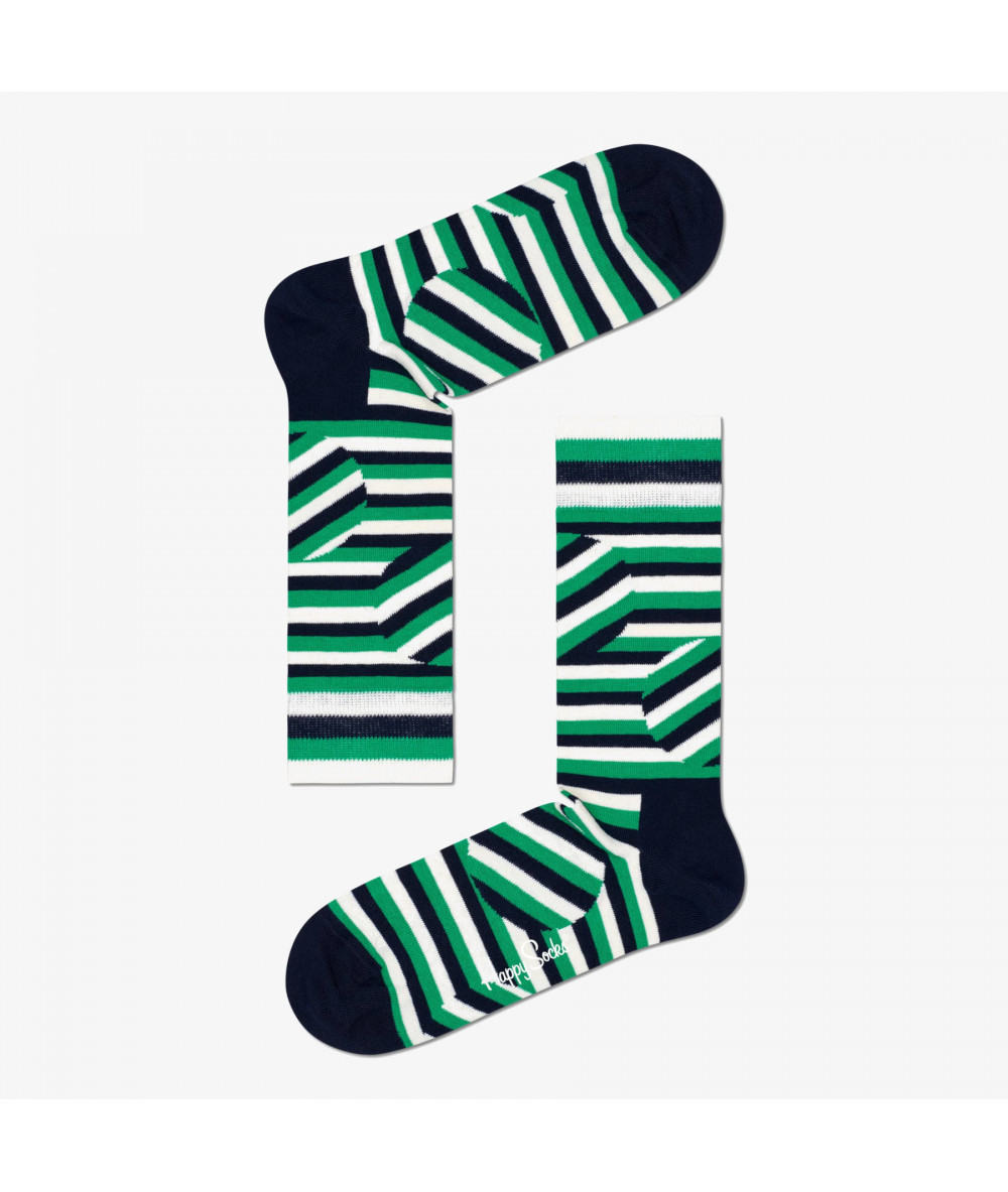 Calcetínes unisex HAPPY SOCKS ABS01-7300 en verde
