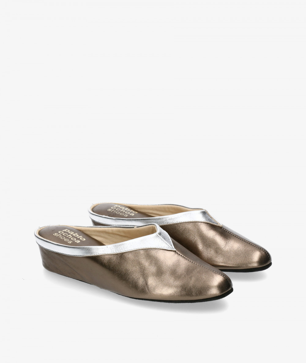 Zapatillas de casa  con Cuña 4 cmst Zapatillas de casa  con Cuña 4 cmst