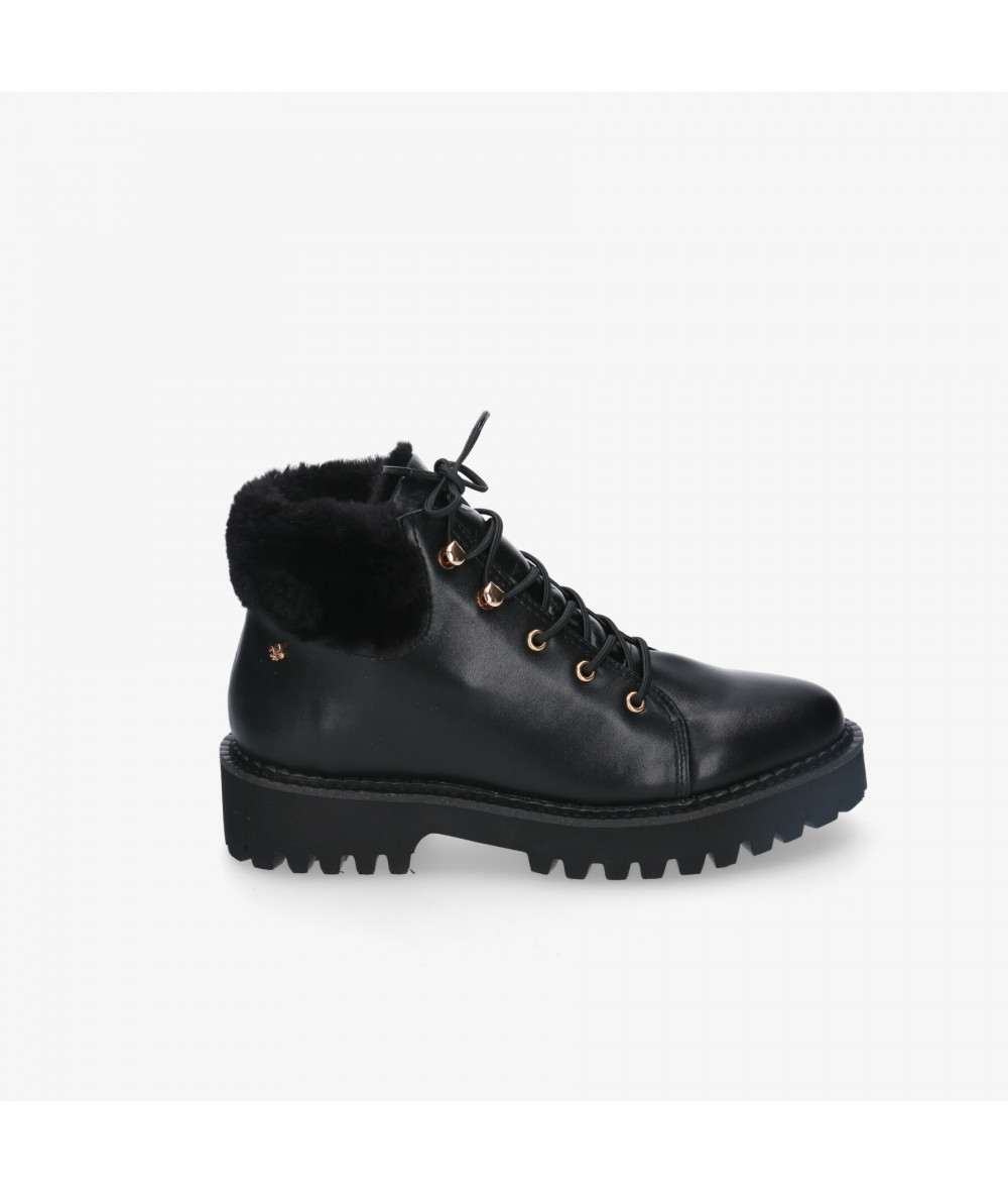 Botin piel outlet suela track