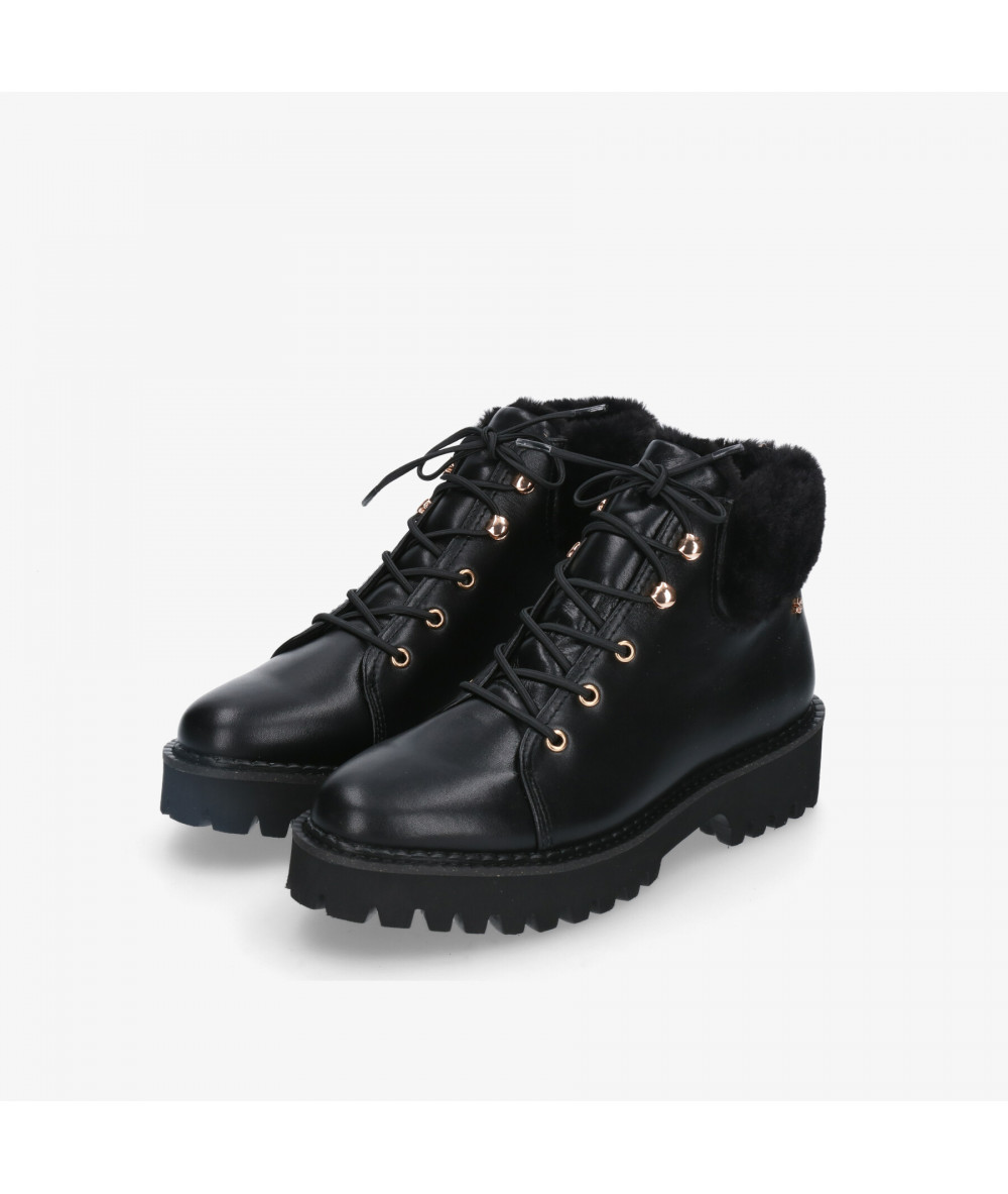 Botines con suela track para mujer pabloochoa.shoes