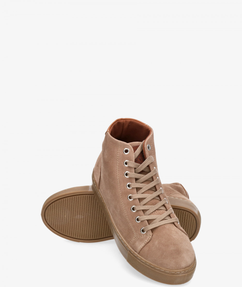 Deportivos bloom&you  LUCY en serraje taupe Deportivos bloom&you  LUCY en serraje taupe