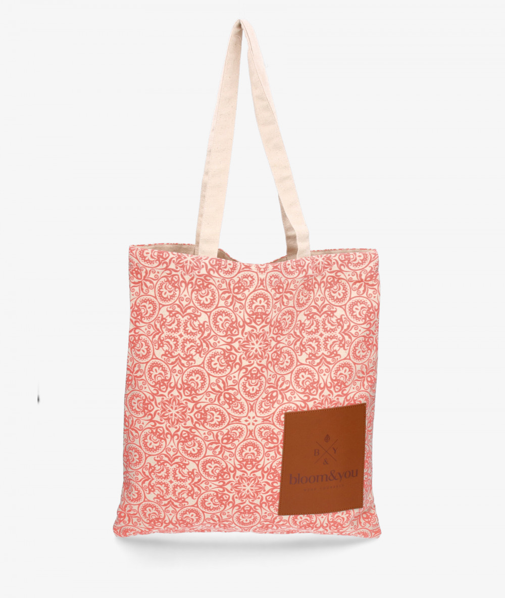 Tote bag bloom&you  PARSLEY CORAL TOTE en coral Tote bag bloom&you  PARSLEY CORAL TOTE en coral