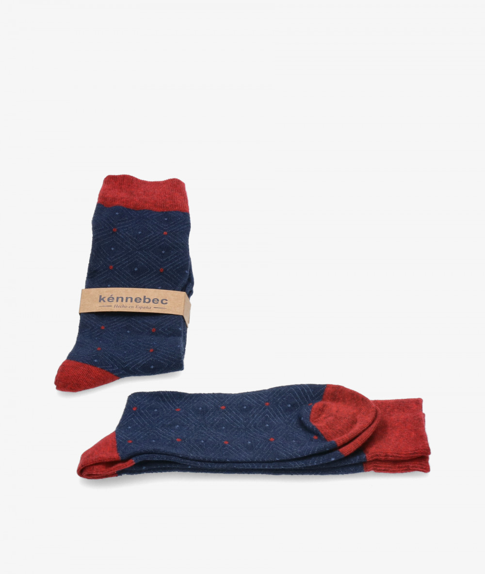 Calcetines Kénnebec en azul marino