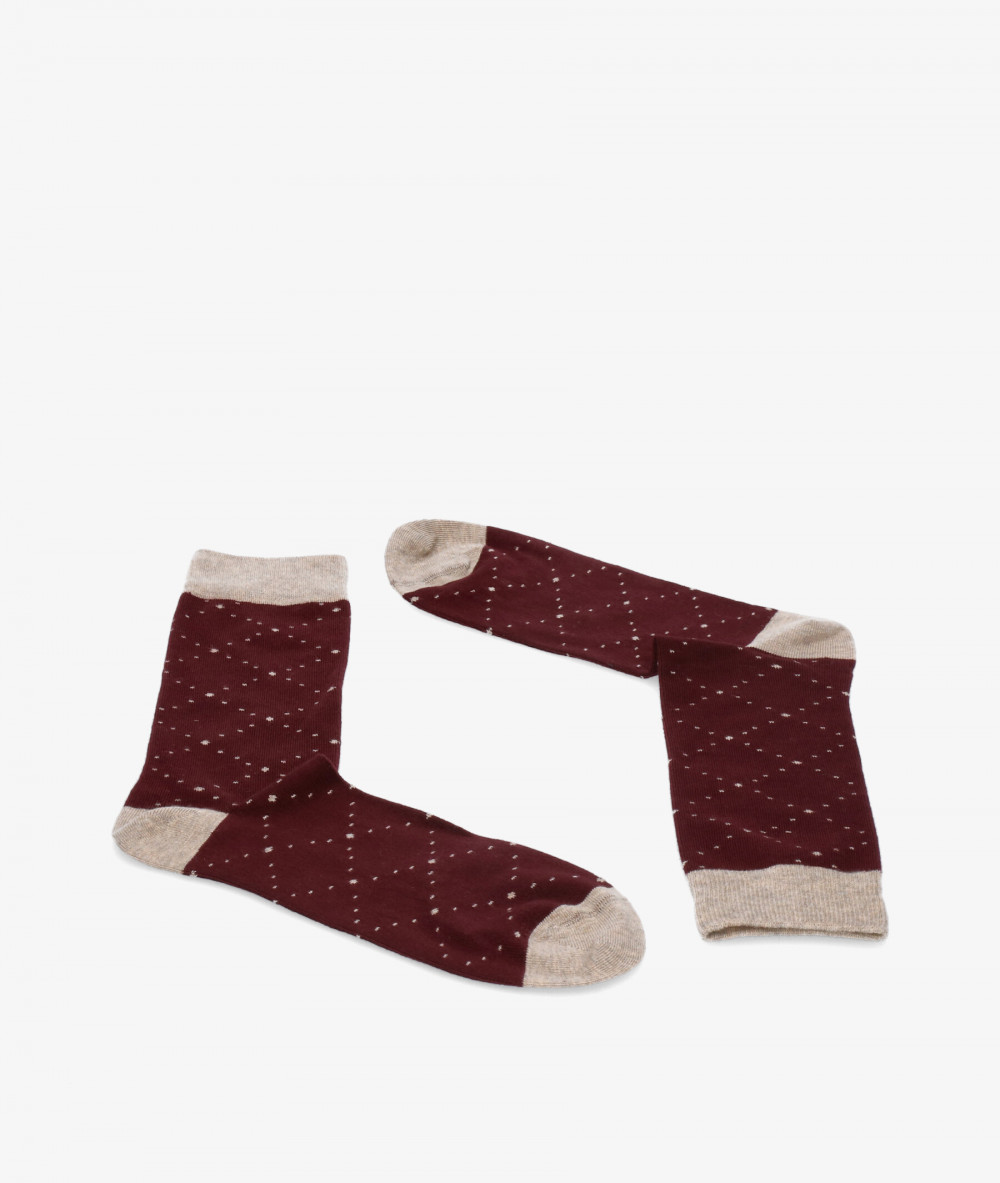 Calcetines Kénnebec en burdeos
