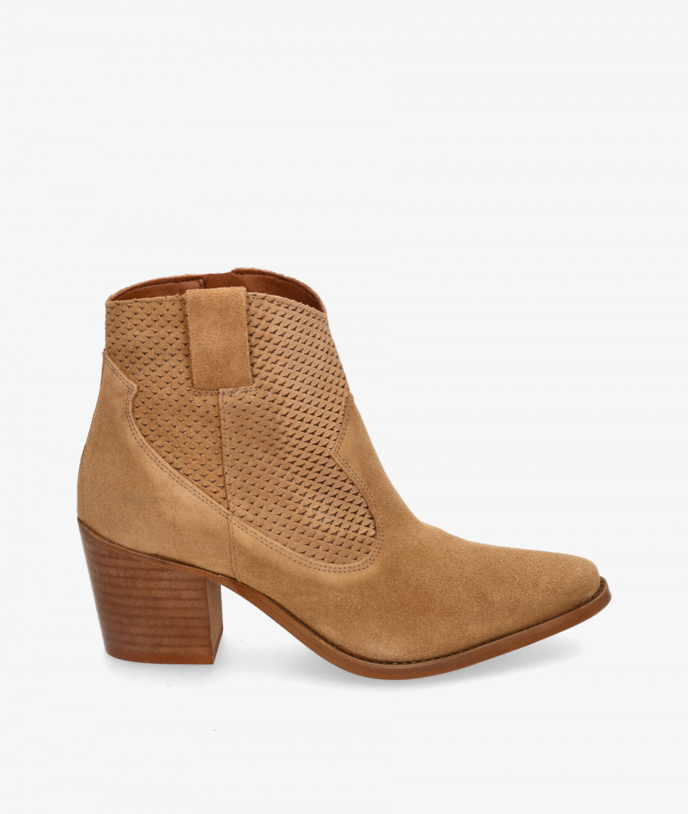 Botines bloom&you ASTER en serraje cuero