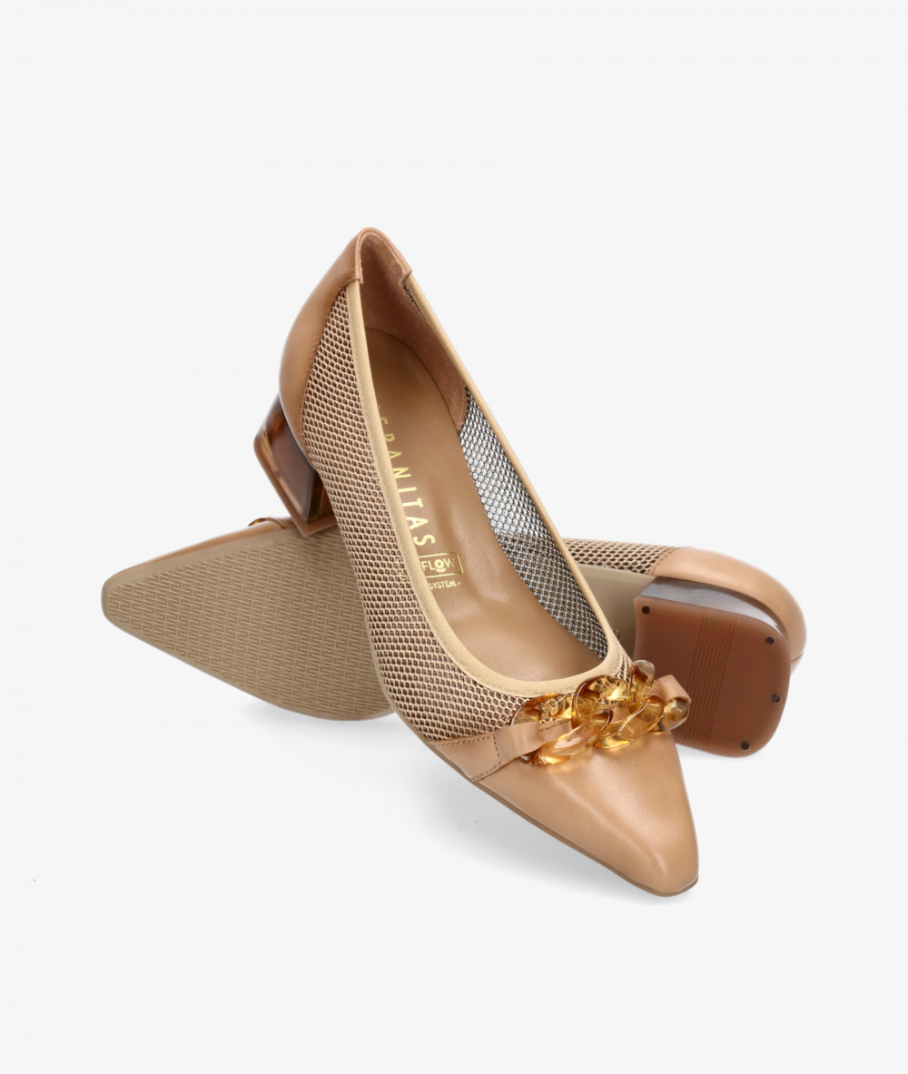 Hispanitas Pump shoes HV232798 in camel