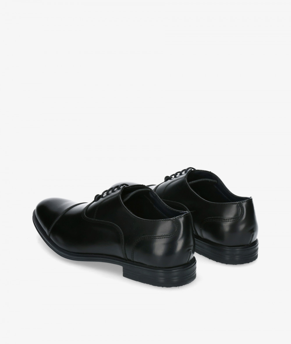 Traveris Dress rubber sole shoes 63190 in black