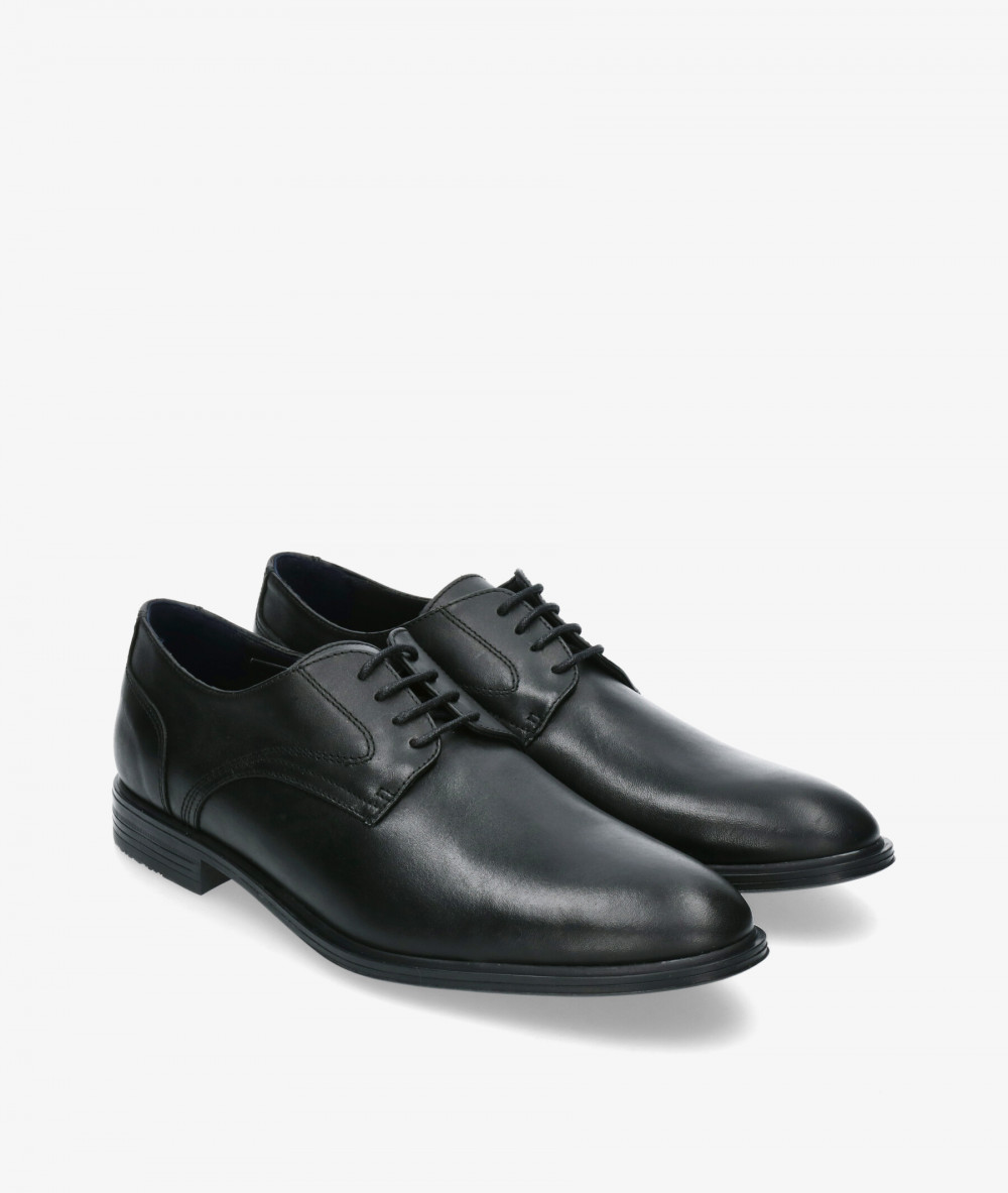 Traveris Dress rubber sole shoes 63192 in black