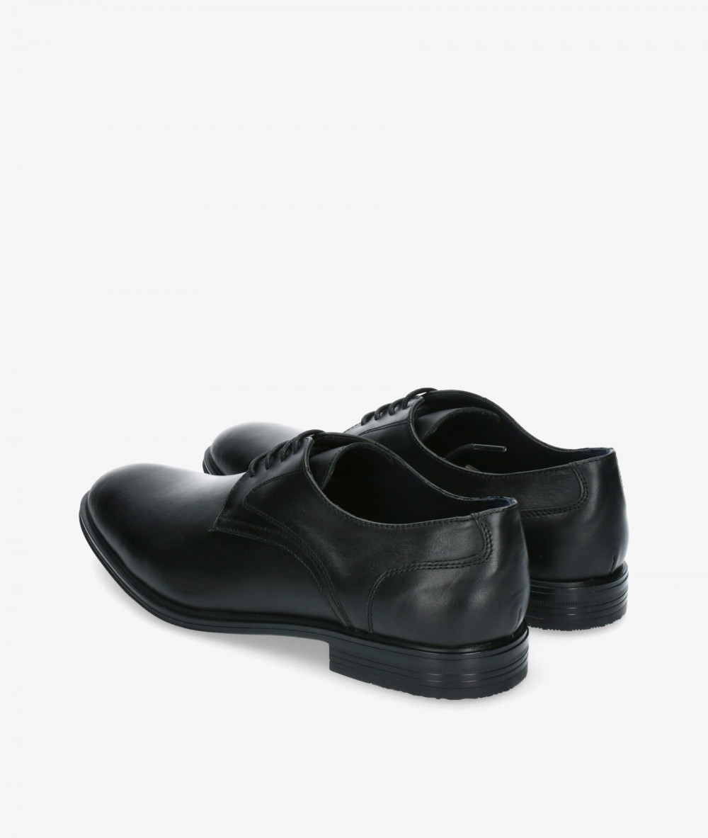 Traveris Dress rubber sole shoes 63192 in black