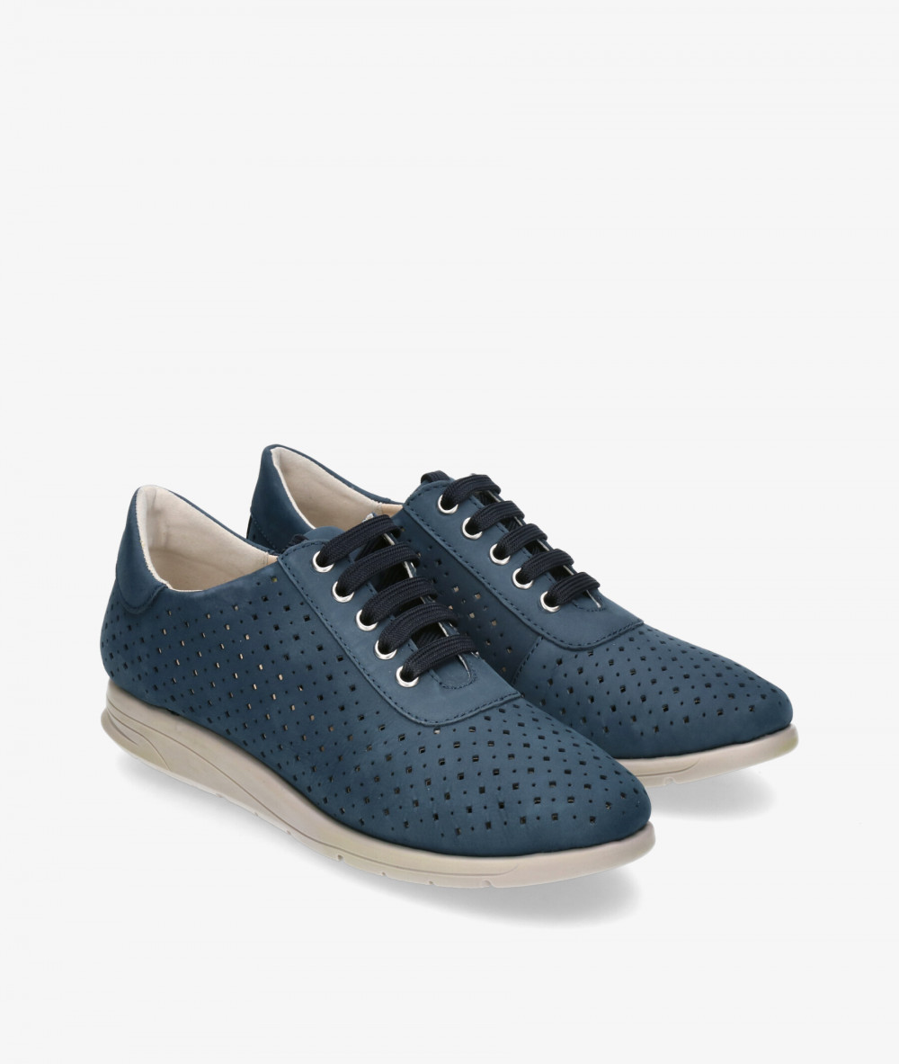 Zapatos St. Gallen  21-04-16707 KAMILA en nobuck azul