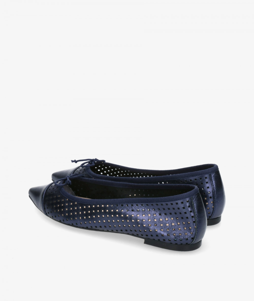 Bailarinas bloom&you JULIETA en azul metalizado