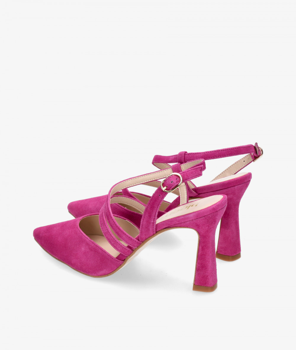 bloom&you Dress high heel shoes DIANELLA in fuchsia suede