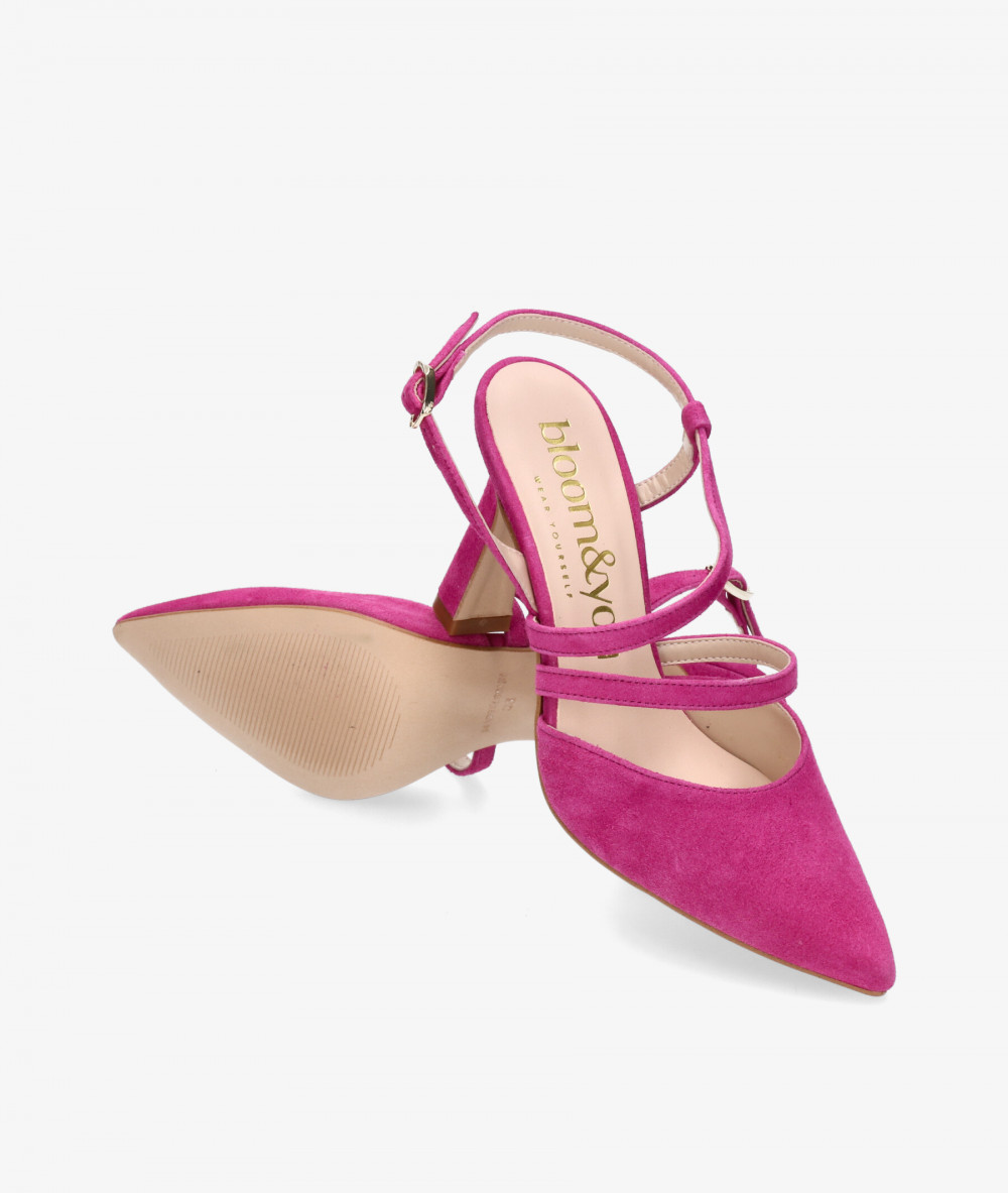 bloom&you Dress high heel shoes DIANELLA in fuchsia suede
