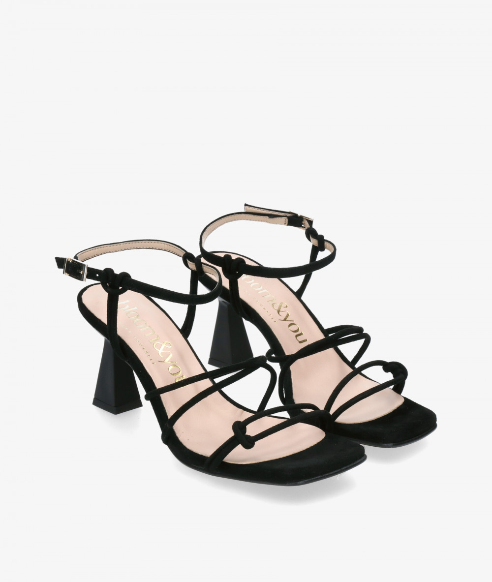 Sandalias bloom&you ALOE en ante negro Sandalias bloom&you ALOE en ante negro
