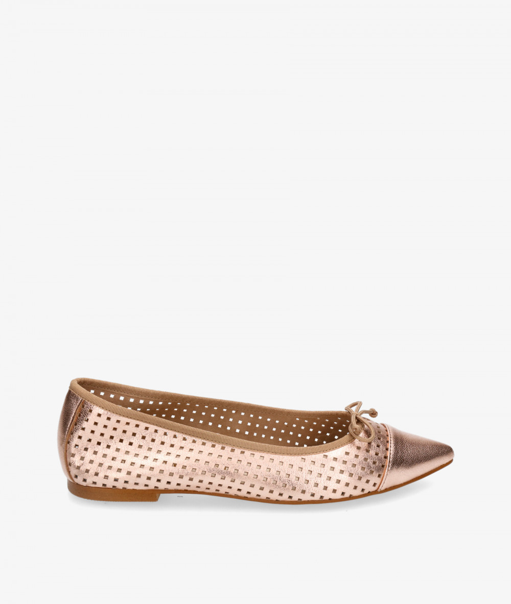 bloom&you Ballerinas JULIETA in nuce metallic
