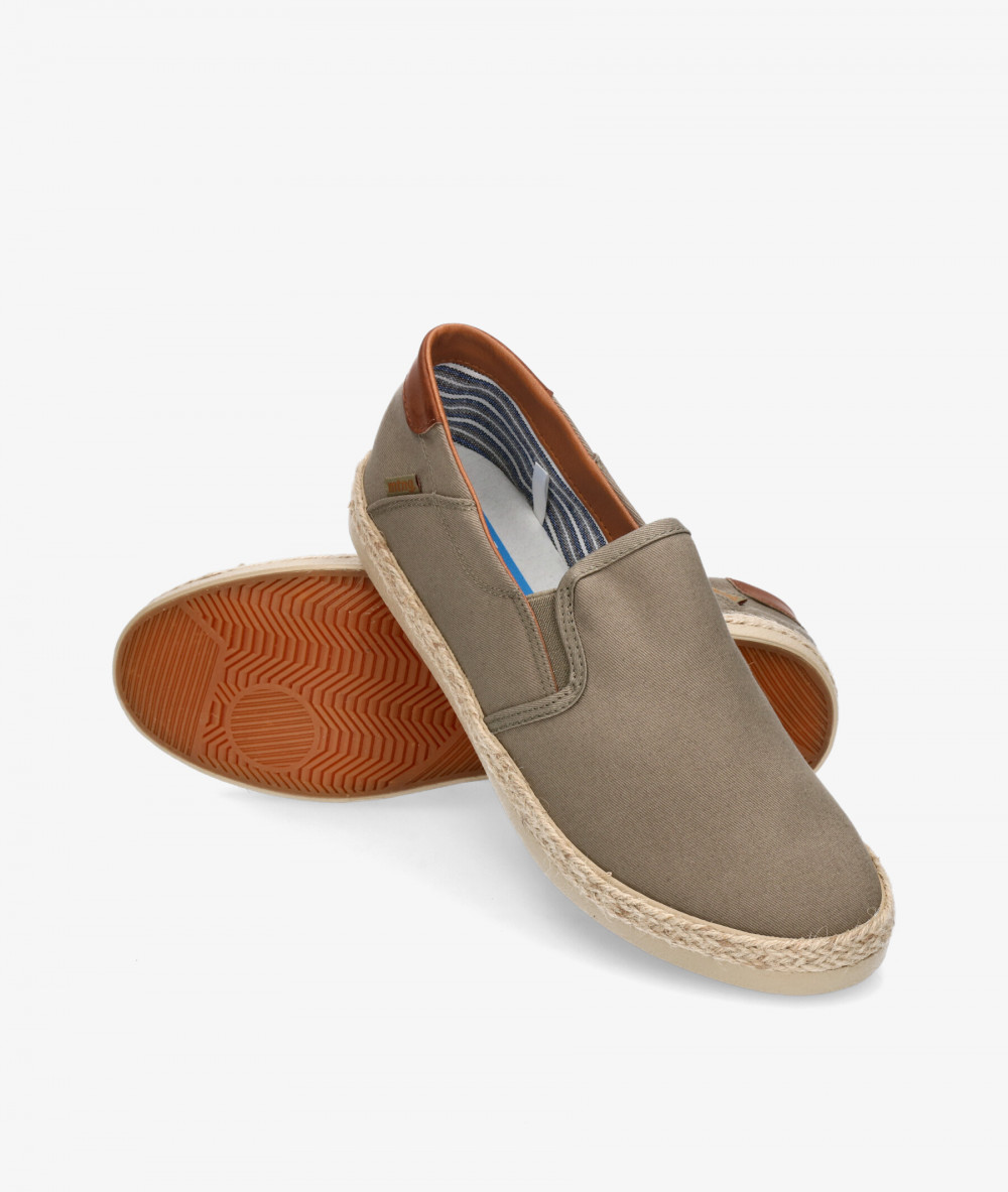 Zapatos casual Mustang  84380 en caki Zapatos casual Mustang  84380 en caki