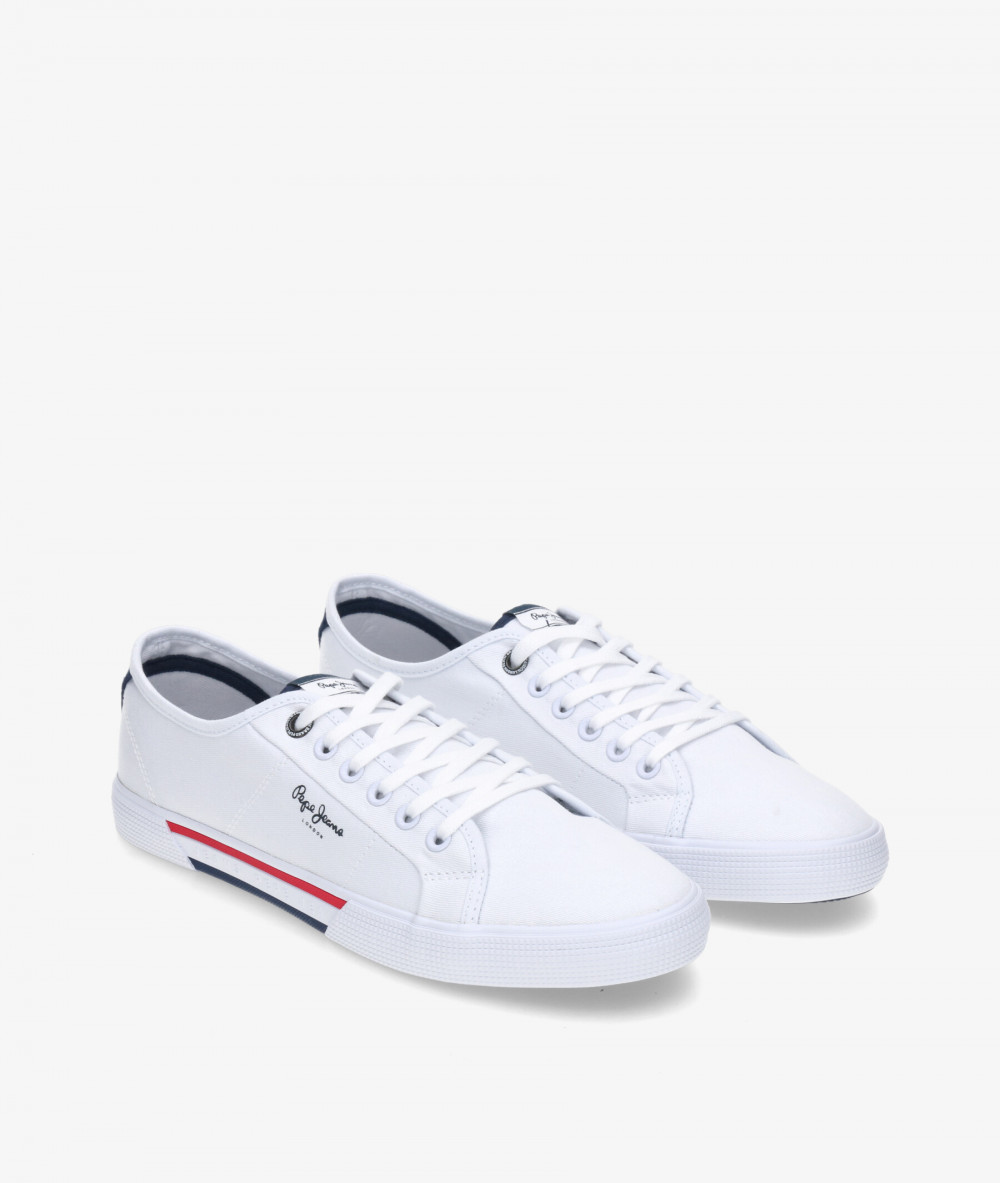 Deportivos Pepe Jeans  BRADY MEN BASIC en blanco Deportivos Pepe Jeans  BRADY MEN BASIC en blanco