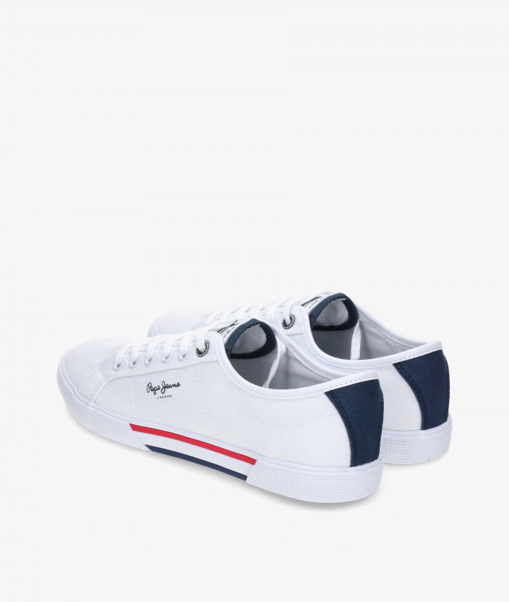 Deportivos Pepe Jeans  BRADY MEN BASIC en blanco Deportivos Pepe Jeans  BRADY MEN BASIC en blanco