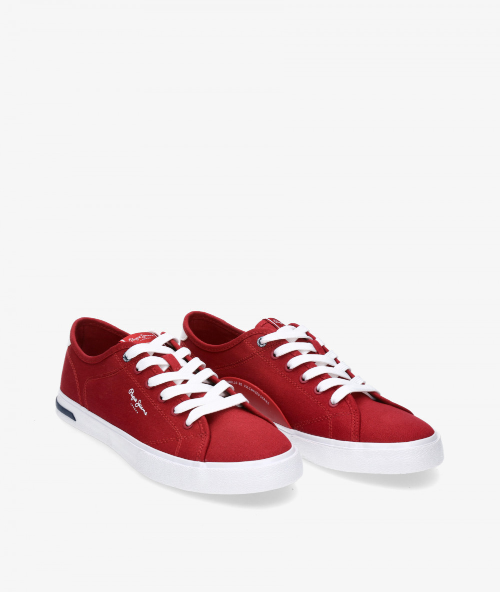 Deportivos Pepe Jeans  KENTON ROAD M  en rojo Deportivos Pepe Jeans  KENTON ROAD M  en rojo