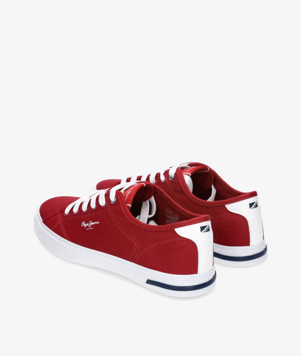 Deportivos Pepe Jeans  KENTON ROAD M  en rojo Deportivos Pepe Jeans  KENTON ROAD M  en rojo