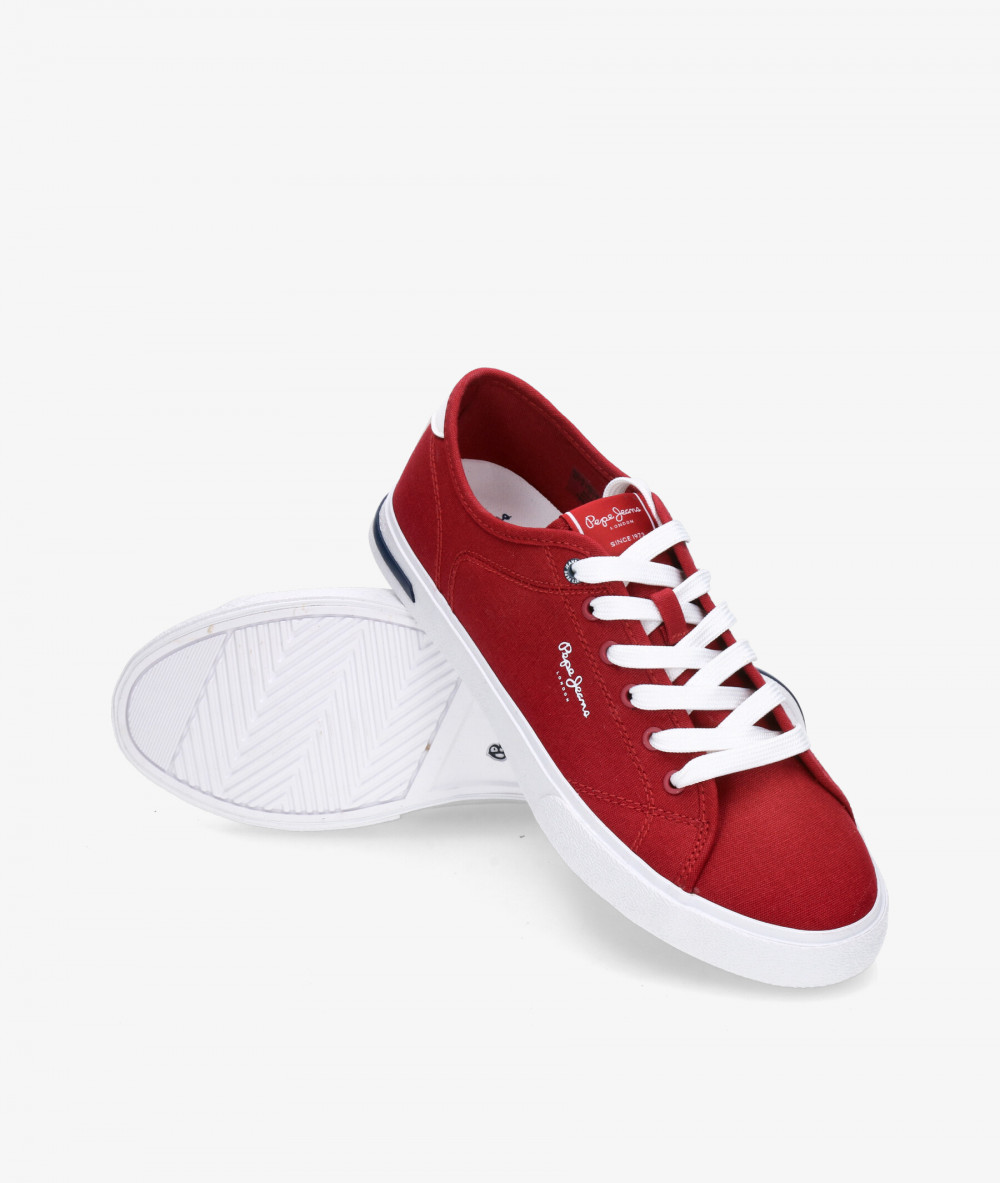 Deportivos Pepe Jeans  KENTON ROAD M  en rojo Deportivos Pepe Jeans  KENTON ROAD M  en rojo