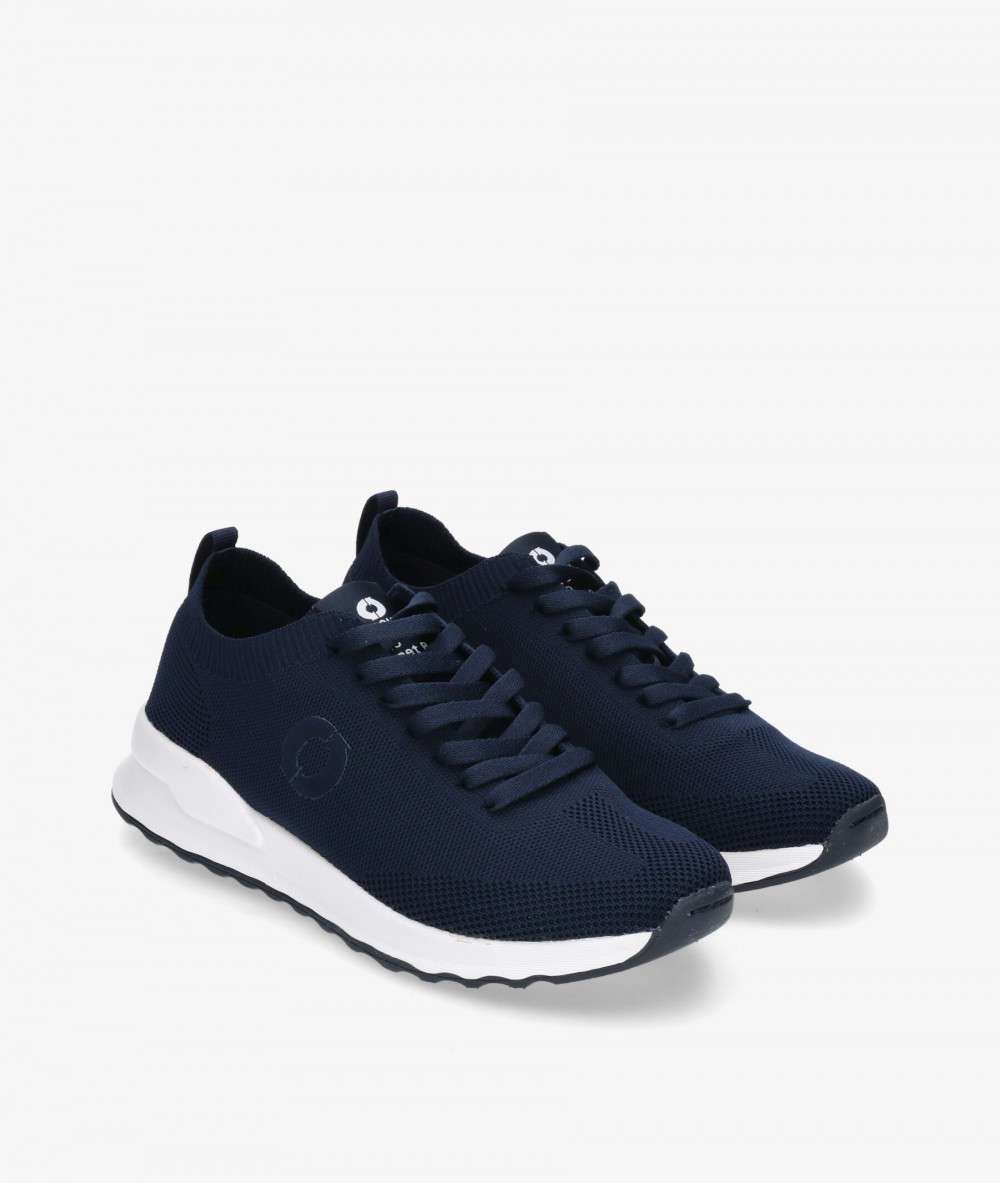 Deportivos Ecoalf  PRINCEALF KNIT SNEAKER MAN en azul marino Deportivos Ecoalf  PRINCEALF KNIT SNEAKER MAN en azul marino