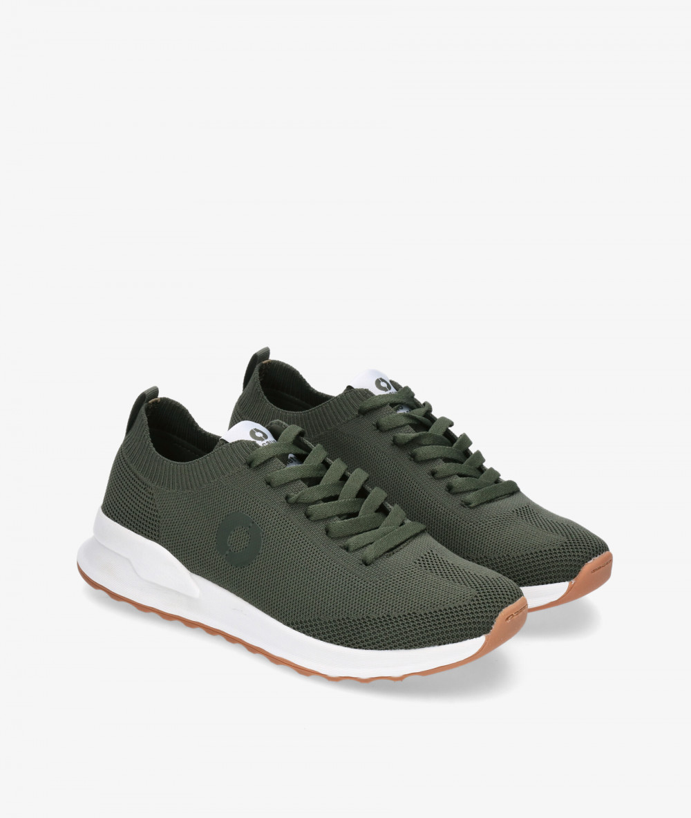 Deportivos Ecoalf  PRINCEALF KNIT SNEAKER MAN en caki Deportivos Ecoalf  PRINCEALF KNIT SNEAKER MAN en caki