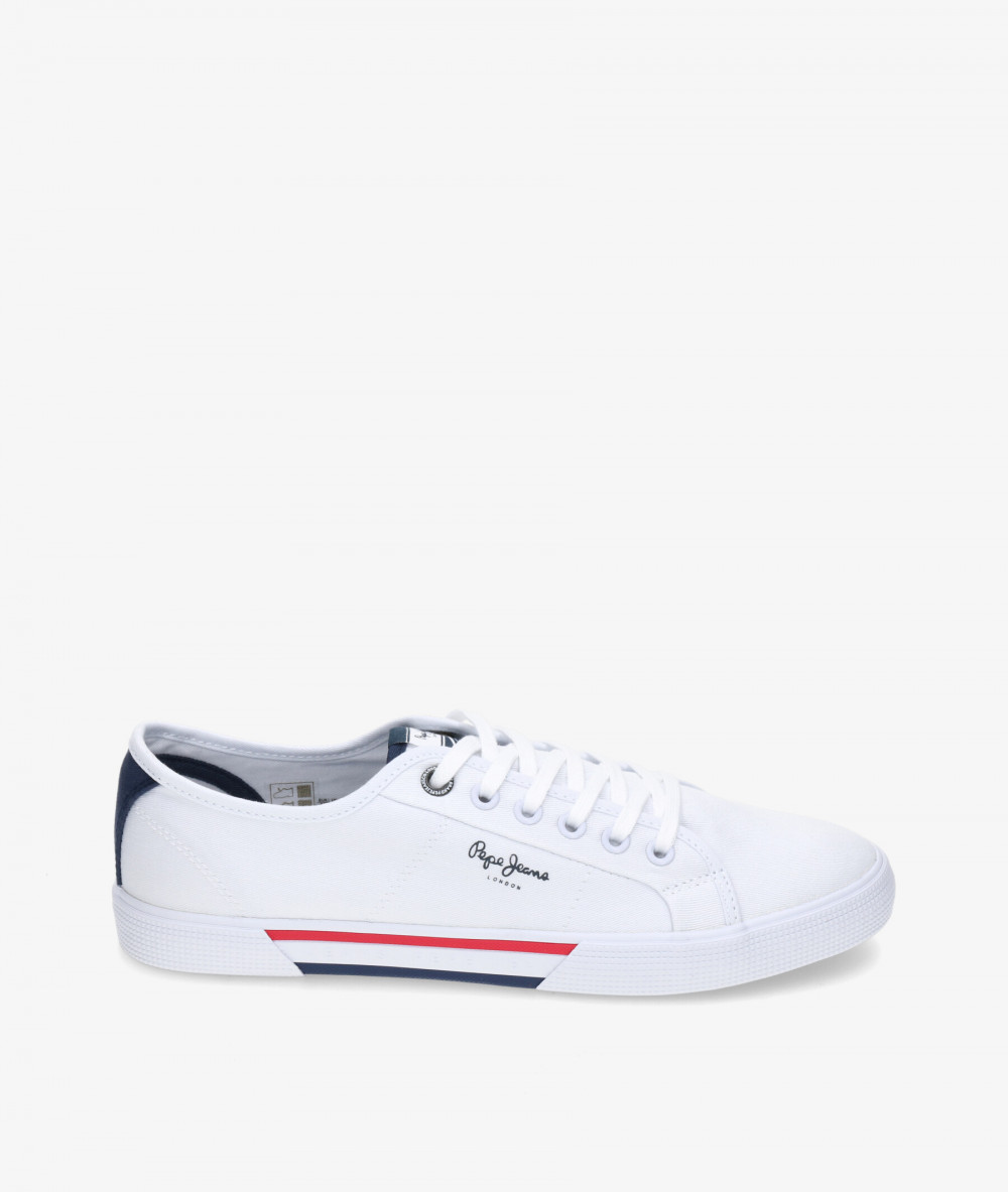 Deportivos Pepe Jeans  BRADY MEN BASIC en blanco Deportivos Pepe Jeans  BRADY MEN BASIC en blanco