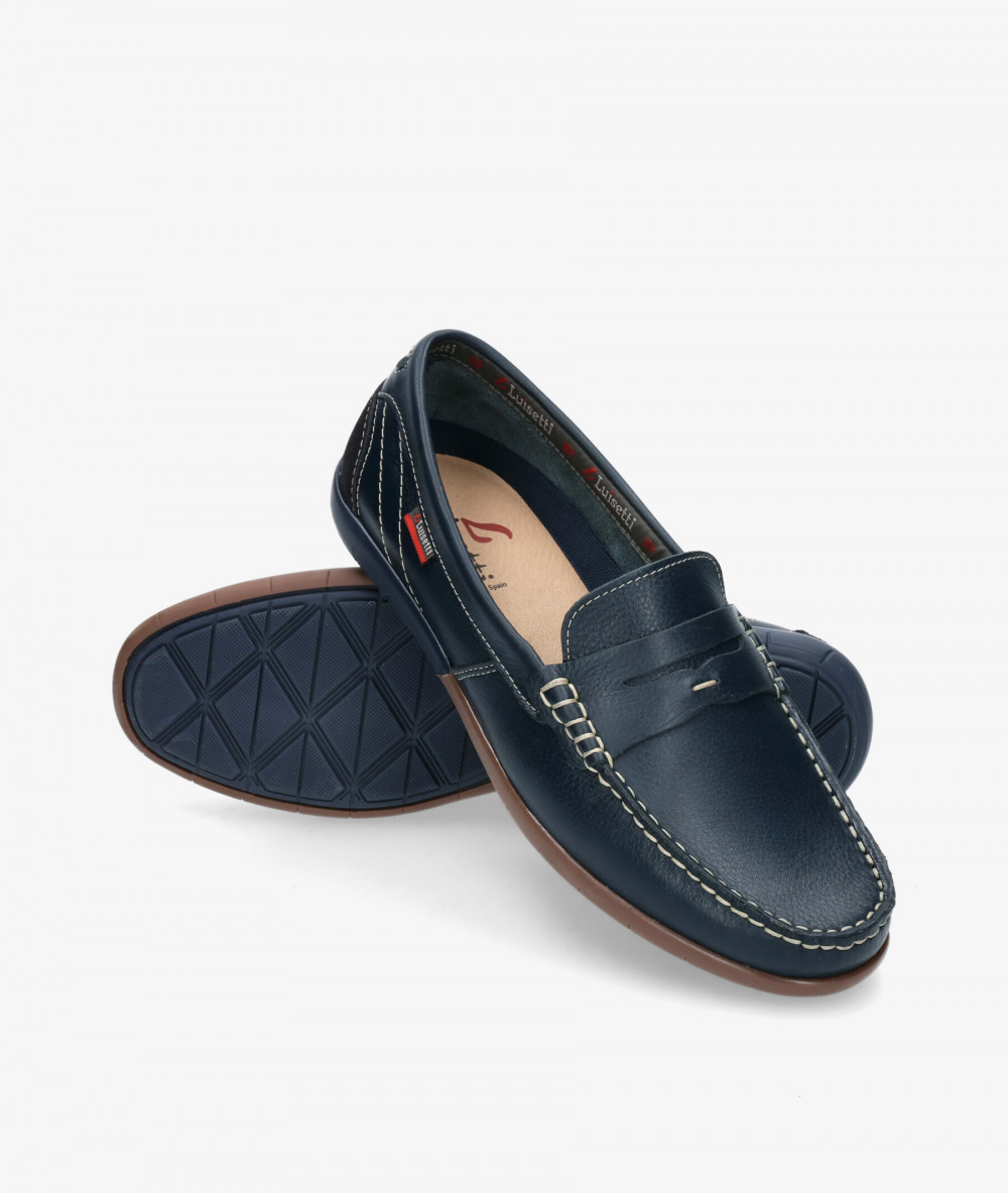 Mocasines LUISETTI 29301 NA en azul marino Mocasines LUISETTI 29301 NA en azul marino