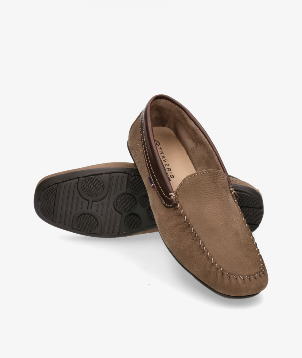 Zapatos casual Traveris 03016 en nobuck taupe Zapatos casual Traveris 03016 en nobuck taupe