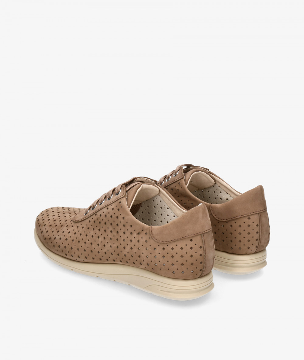 Zapatos St. Gallen  21-04-16707 KAMILA en nobuck taupe