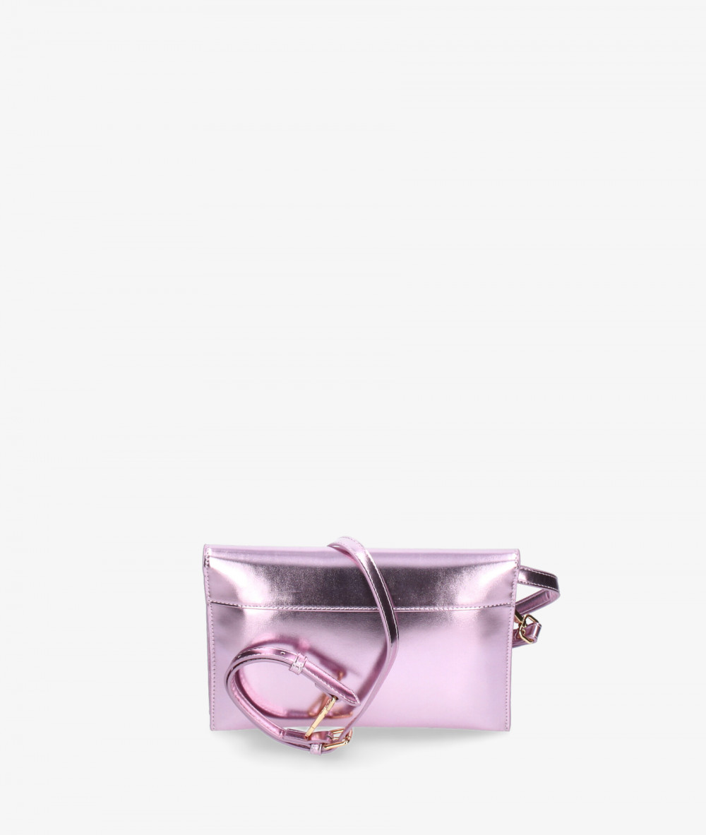 Bolso de fiesta pabloochoa.shoes  19510 en nude metalizado