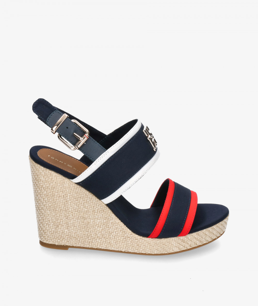 Alpargatas Tommy Hilfiger RWB FEMININE WEDGE en multicolor Alpargatas Tommy Hilfiger RWB FEMININE WEDGE en multicolor