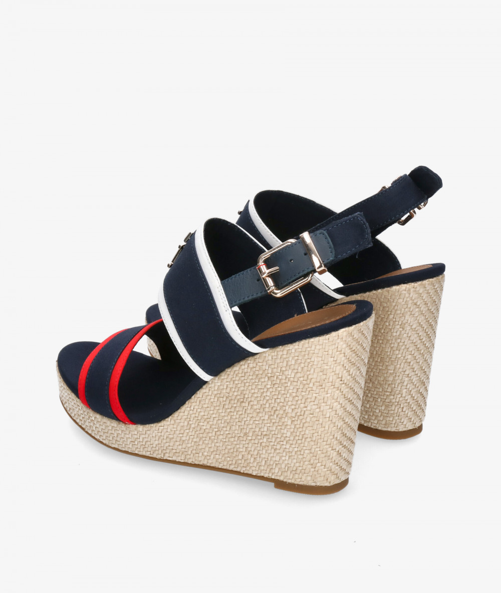 Alpargatas Tommy Hilfiger RWB FEMININE WEDGE en multicolor Alpargatas Tommy Hilfiger RWB FEMININE WEDGE en multicolor