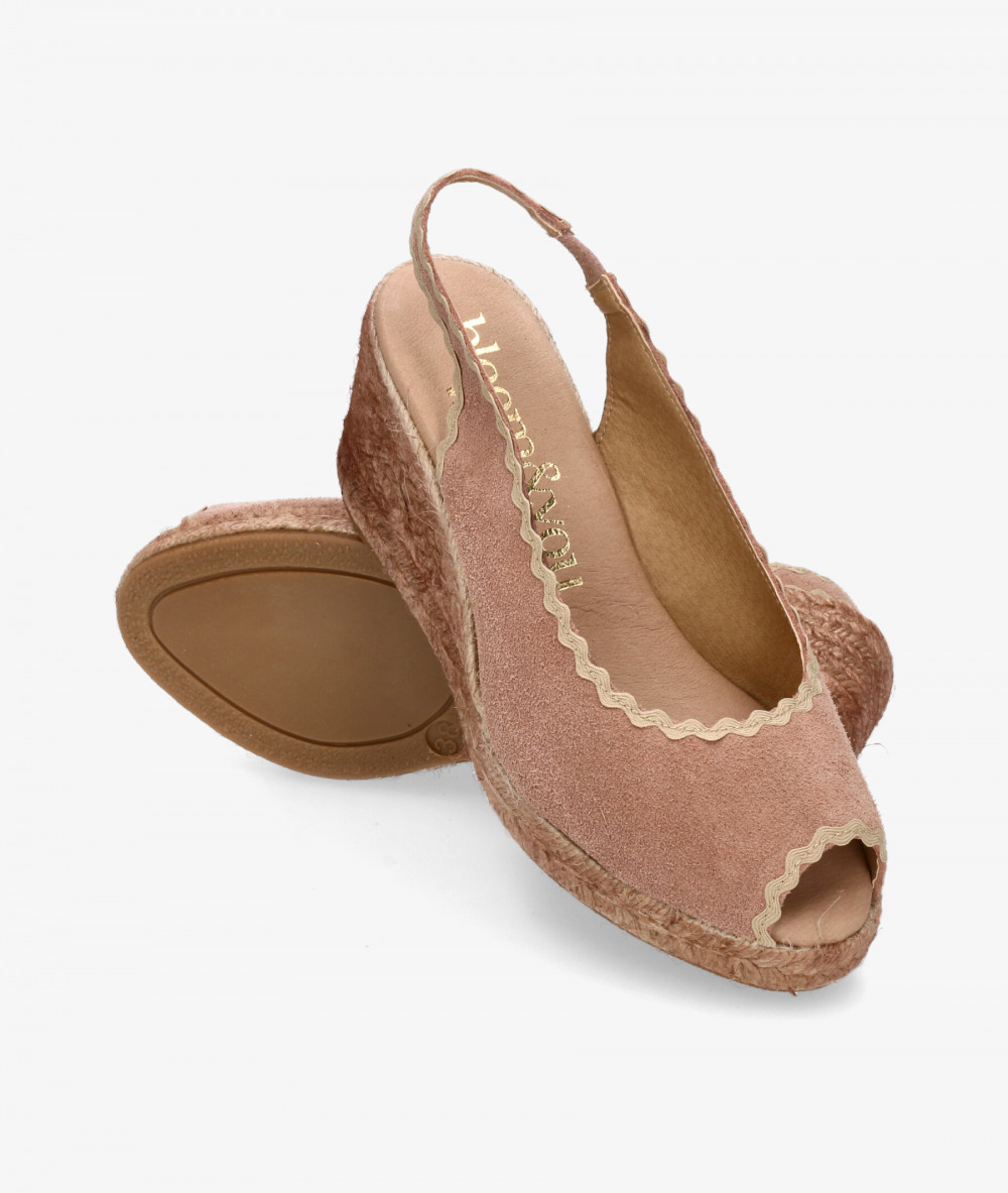 Wedged espadrilles bloom&you