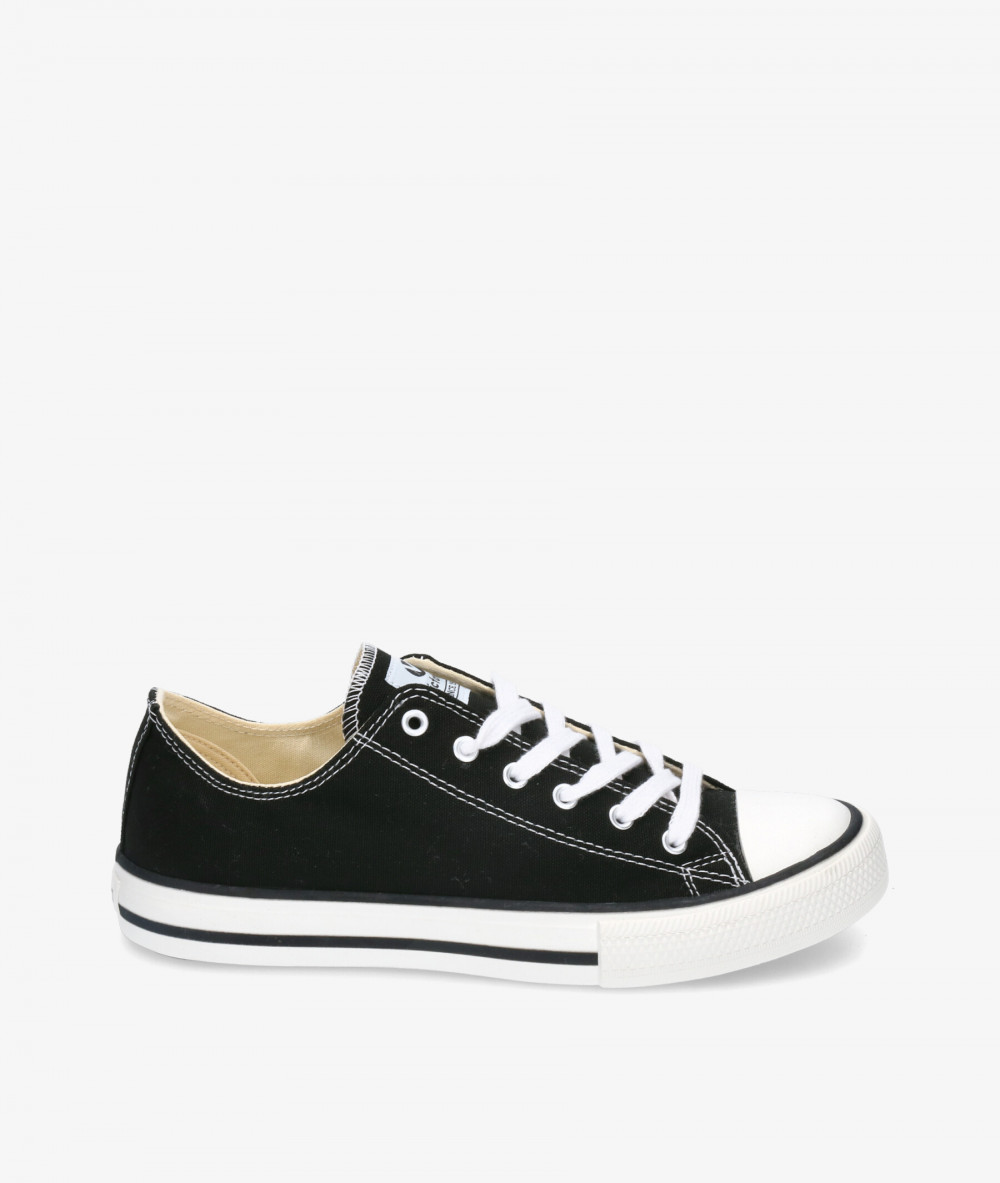 Deportivos Victoria  6550 en negro Deportivos Victoria  6550 en negro