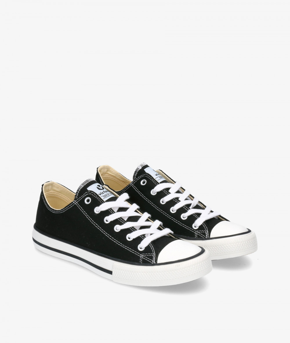 Deportivos Victoria  6550 en negro Deportivos Victoria  6550 en negro