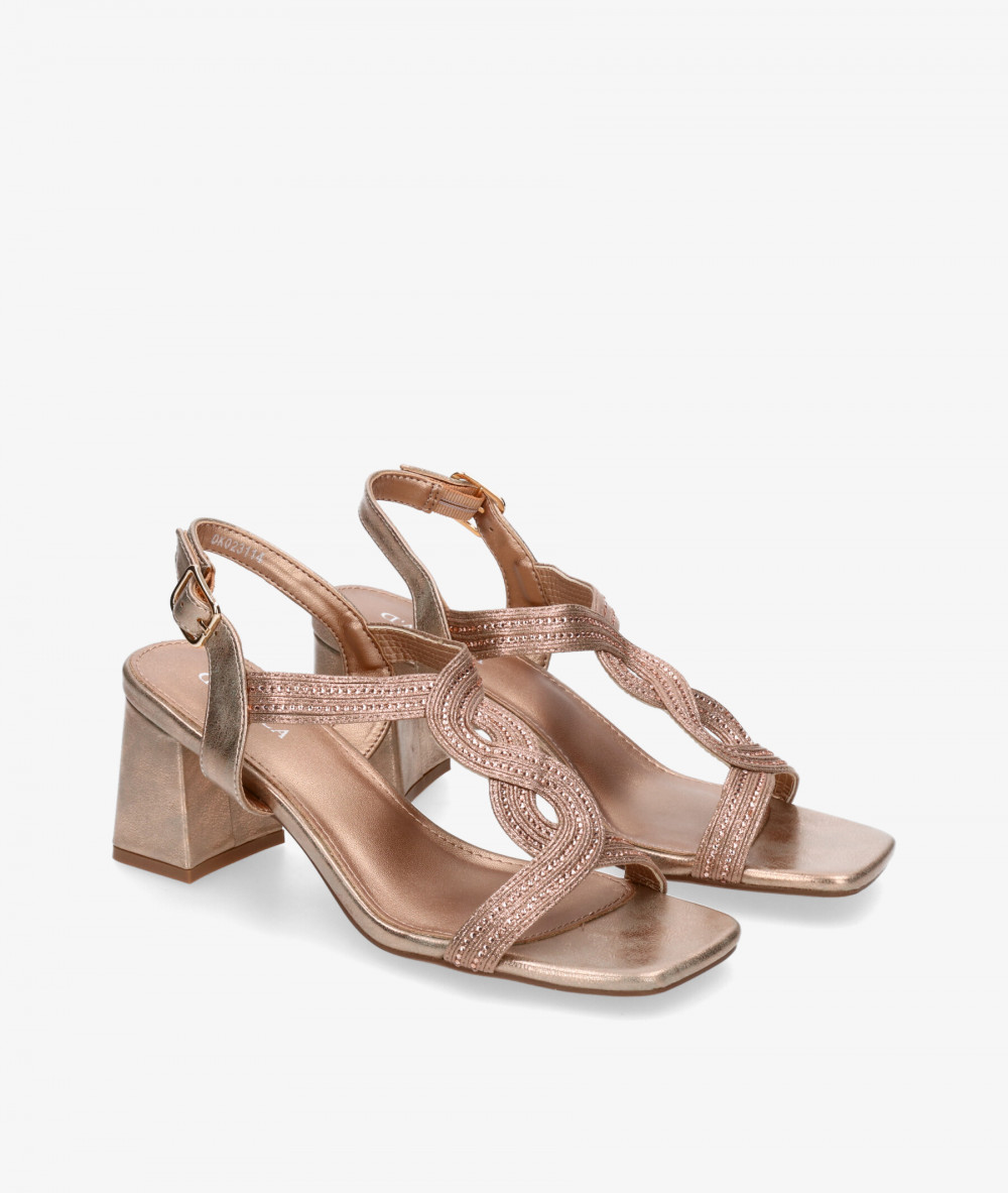 Sandalias D'angela 23114 en oro Sandalias D'angela 23114 en oro
