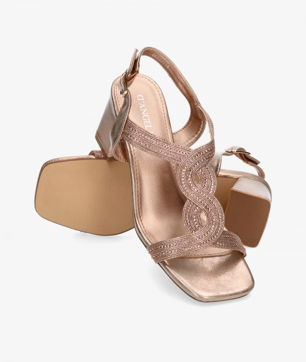 Sandalias D'angela 23114 en oro Sandalias D'angela 23114 en oro