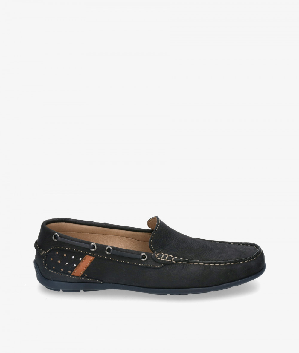 Mocasines Traveris 31133 en nobuck azul Mocasines Traveris 31133 en nobuck azul