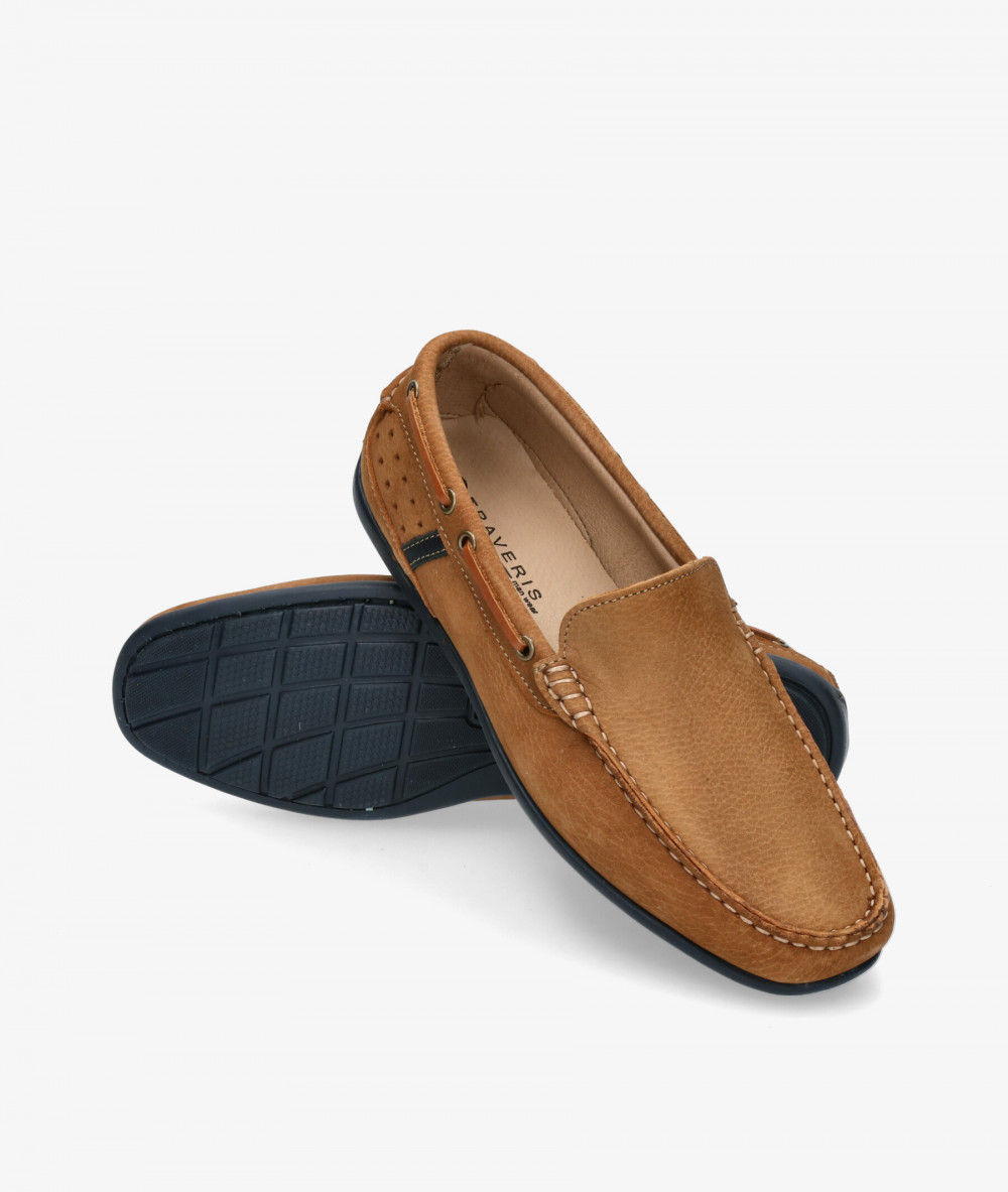 Mocasines Traveris 31133 en nobuck cuero  Mocasines Traveris 31133 en nobuck cuero