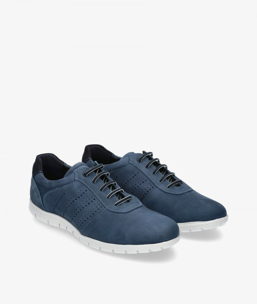 Zapatos casual Traveris 66071 en nobuck jeans Zapatos casual Traveris 66071 en nobuck jeans