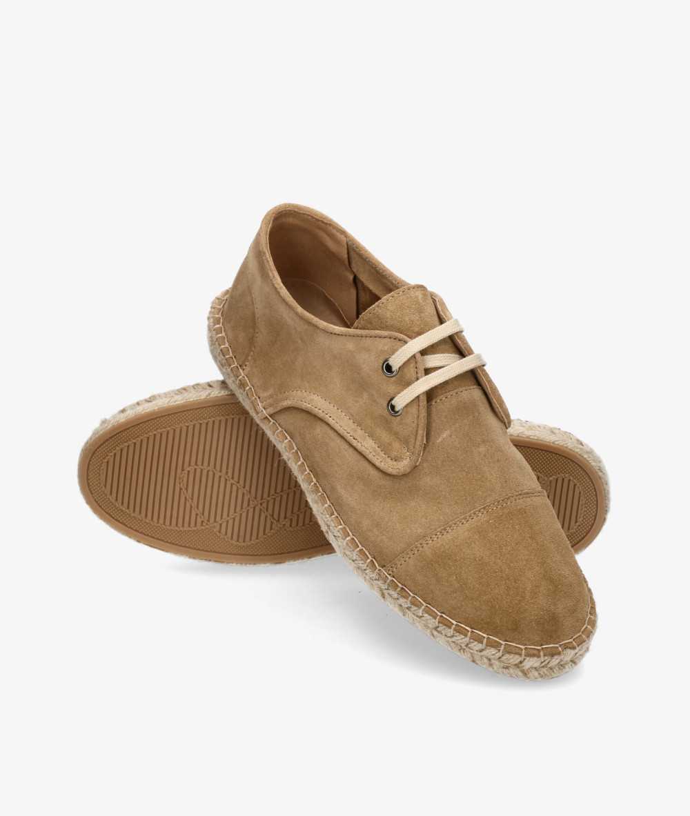Zapatos casual Traveris  35341 en serraje taupe Zapatos casual Traveris  35341 en serraje taupe