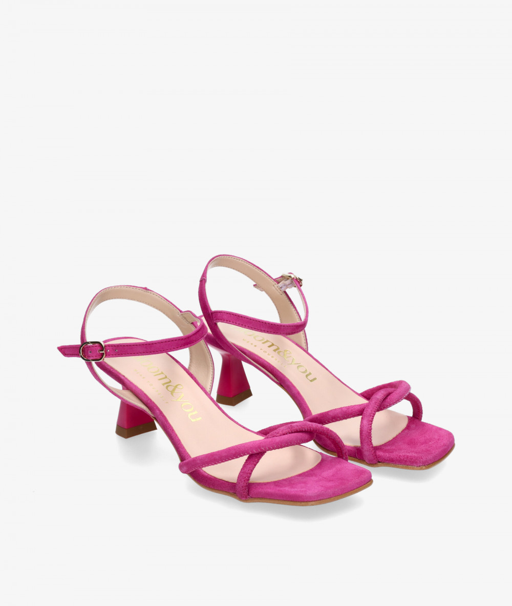 Sandalias bloom&you CORAL en ante fucsia Sandalias bloom&you CORAL en ante fucsia