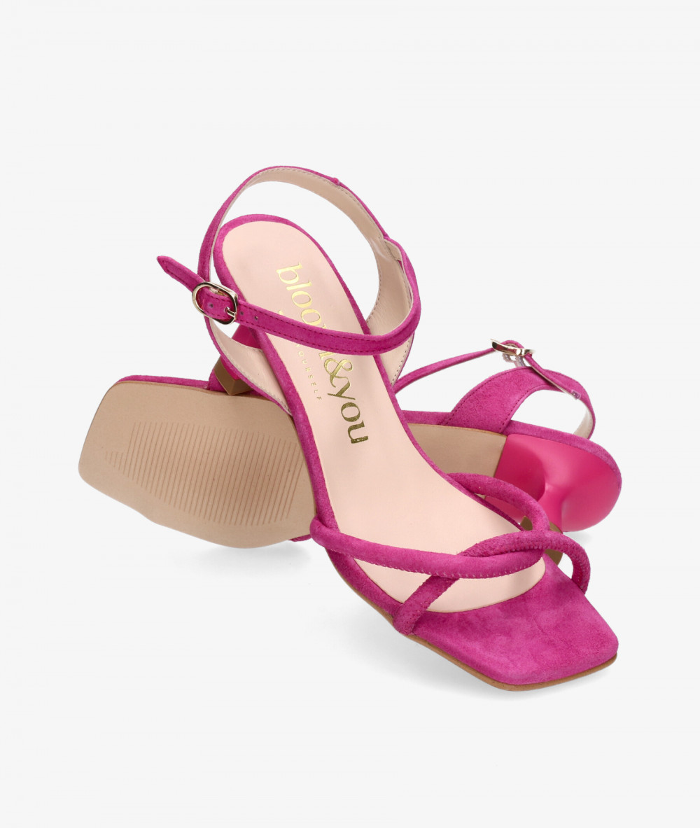 Sandalias bloom&you CORAL en ante fucsia Sandalias bloom&you CORAL en ante fucsia
