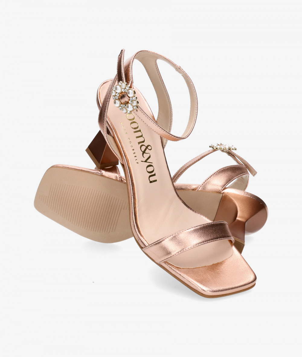 Sandalias bloom&you PETALO en nude metalizado Sandalias bloom&you PETALO en nude metalizado