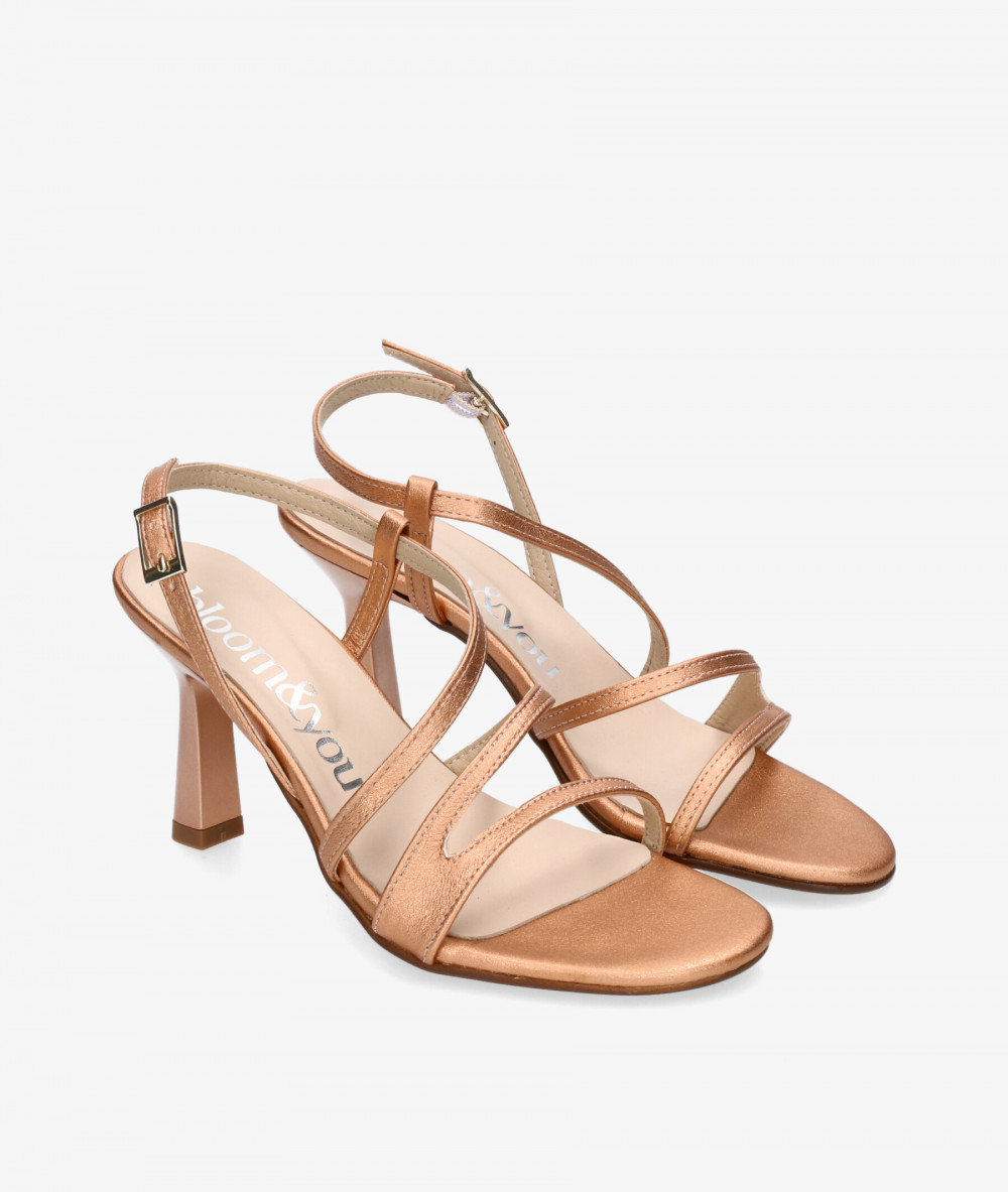 Sandalias bloom&you MOSS en nude metalizado Sandalias bloom&you MOSS en nude metalizado