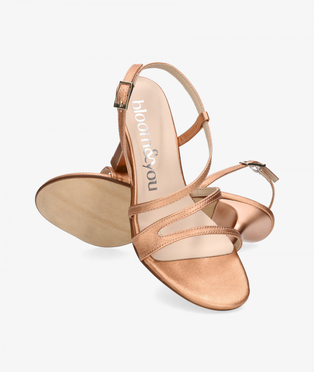 Sandalias bloom&you MOSS en nude metalizado Sandalias bloom&you MOSS en nude metalizado