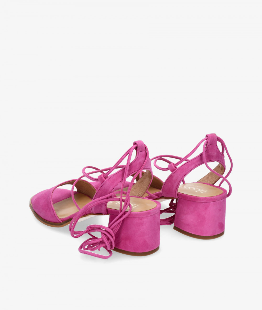 Sandalias bloom&you ANAHÍ en ante fucsia